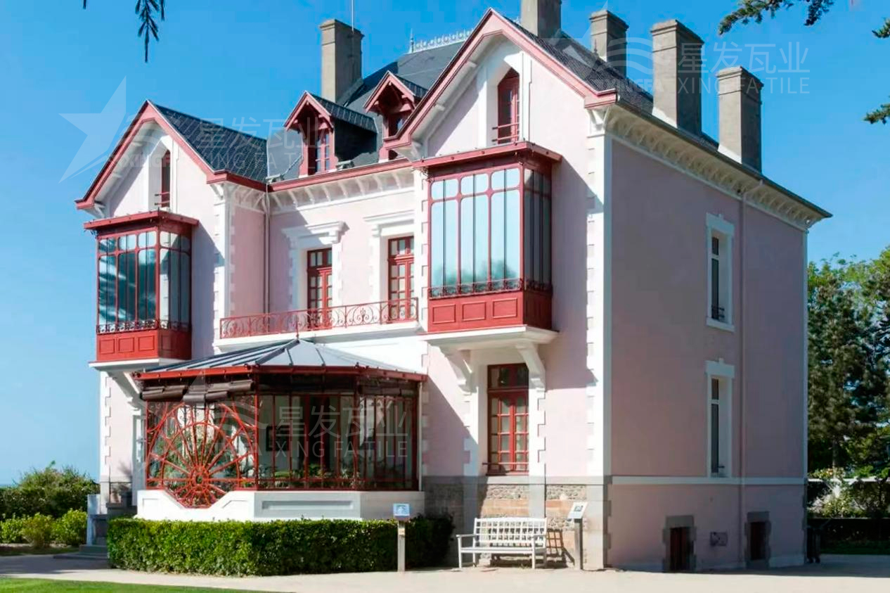 別墅搭建合成樹(shù)脂瓦的外觀效果圖大賞，極具美觀裝飾性！
