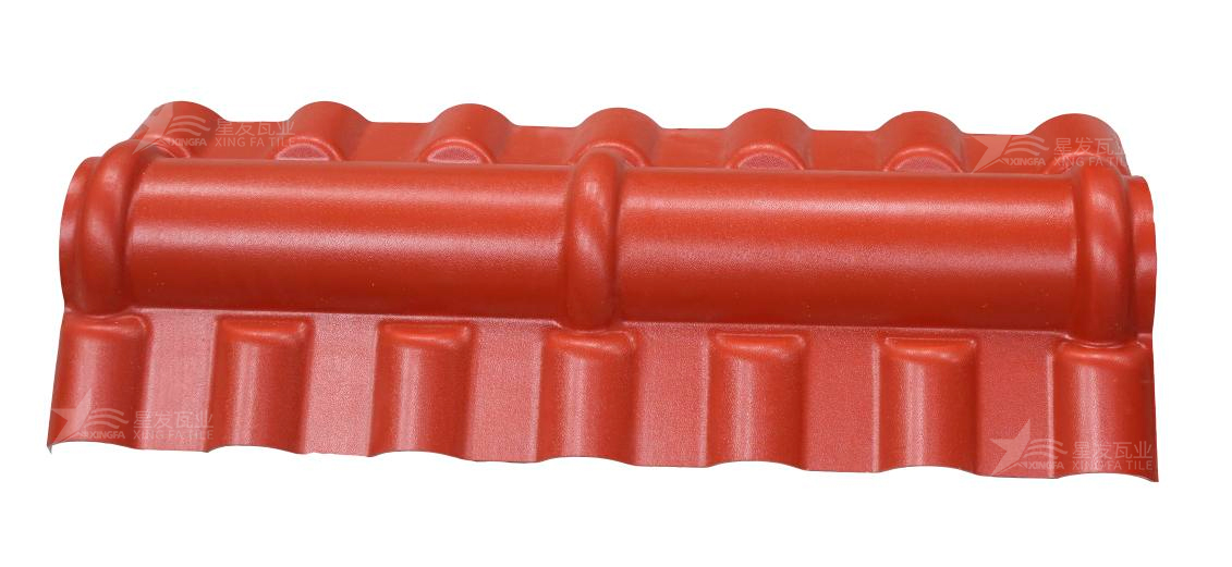 關(guān)于合成樹脂瓦正脊瓦寬度、規(guī)格、形狀的介紹。